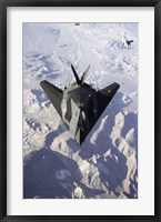 Framed US Air Force F-117 Stealth Fighter