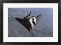 Framed US Air Force F-117 Stealth Figher