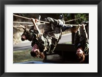 Framed U.S. Air Force Trainees on Obstacle Course photography