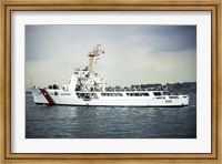 Framed US Coast Guard Cruiser Decisive WMEC-529