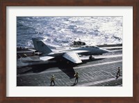 Framed U.S. Navy F-14 Tomcat USS John F. Kennedy