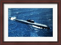 Framed Soviet Victor 1 Class Nuclear-Powered Attack Submarine
