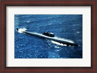 Framed Soviet Victor 1 Class Nuclear-Powered Attack Submarine