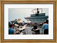 Framed Persian Gulf: A Band Plays For the USS Blue Ridge