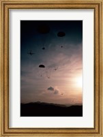 Framed Supplies being dropped from C-141B Starlifters