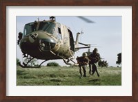 Framed UH-1H HUEY