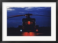 Framed UH-60A Black Hawk Helicopter