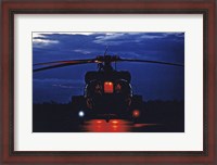 Framed UH-60A Black Hawk Helicopter