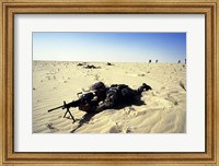 Framed Saudi Arabia: Members of the 1st BN During Desert Shield