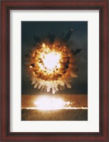 Framed San Clemente, CA The Explosion From A BGM-109 Tomahawk Missle
