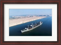 Framed USS Neosho Transits the Suez Canal