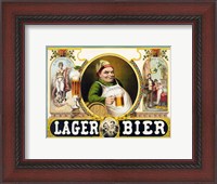 Framed Lager Bier