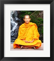 Framed Abbot of Watkungtaphao in Phu Soidao Waterfall