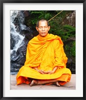 Framed Abbot of Watkungtaphao in Phu Soidao Waterfall