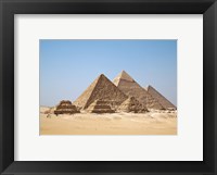 Framed All Gizah Pyramids