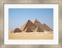 Framed All Gizah Pyramids