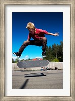 Framed Skateboarder