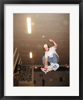 Framed Skateboarding Trick Indy Grab