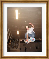 Framed Skateboarding Trick Indy Grab