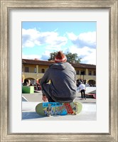 Framed Skater In Florence On Board