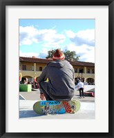 Framed Skater In Florence On Board