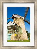 Framed Traditional windmill at a sugar mill, Morgan Lewis Sugar Mill, Scotland District, Barbados
