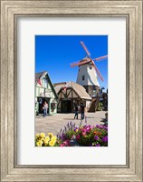 Framed Windmill on Alisal Road, Solvang, Santa Barbara County, Central California, USA