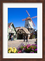 Framed Windmill on Alisal Road, Solvang, Santa Barbara County, Central California, USA