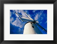 Framed Low angle view of a traditional windmill, Ballycopeland Windmill, Millisle, County Down, Northern Ireland