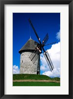 Framed Low angle view of a traditional windmill, Skerries Mills Museum, Skerries, County Dublin, Ireland