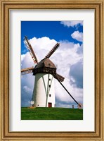 Framed Low view of a windmill, Skerries, County Dublin, Ireland