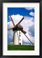 Framed Low view of a windmill, Skerries, County Dublin, Ireland