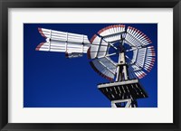 Framed USA, Texas, San Antonio, Tower of the Americas, close up of old windmill