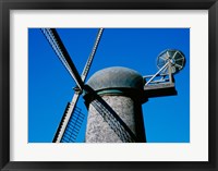 Framed Low angle view of a traditional windmill