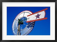 Framed Texas Star Windmill