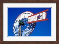 Framed Texas Star Windmill