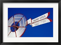 Framed Low angle American Wind Power Center, Lubbock, Texas