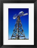 Framed Low angle view of a windmill at American Wind Power Center, Lubbock, Texas, USA