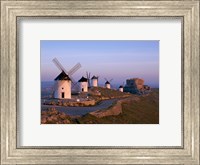 Framed Windmills, La Mancha, Consuegra, Castilla-La Mancha, Spain
