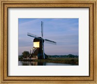 Framed Windmill, Kinderdijk, Netherlands
