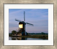 Framed Windmill, Kinderdijk, Netherlands