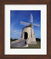 Framed Windmill at the Whim Plantation Museum, Frederiksted, St. Croix Vertical