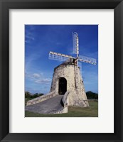 Framed Windmill at the Whim Plantation Museum, Frederiksted, St. Croix Vertical