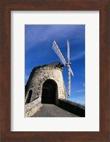 Framed Windmill at the Whim Plantation Museum, Frederiksted, St. Croix Closeup