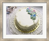 Framed Close-up of a cake on a tray