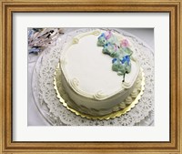 Framed Close-up of a cake on a tray