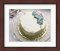 Framed Close-up of a cake on a tray