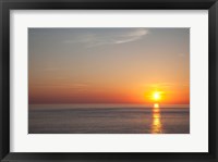 Framed Sunrise over the sea