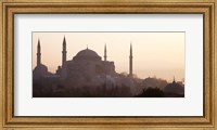 Framed Museum at sunrise, Aya Sofya, Istanbul, Turkey