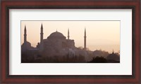 Framed Museum at sunrise, Aya Sofya, Istanbul, Turkey
